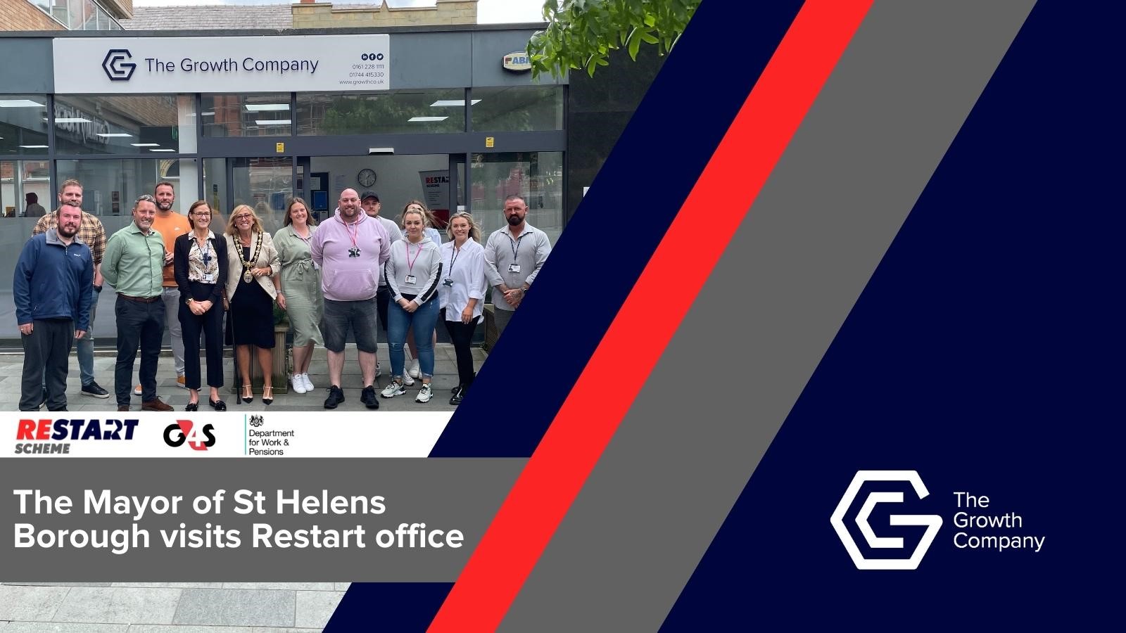 Restart St Helens Mayor Visit Social Card